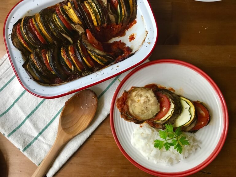 ratatouille w sosie paprykowym