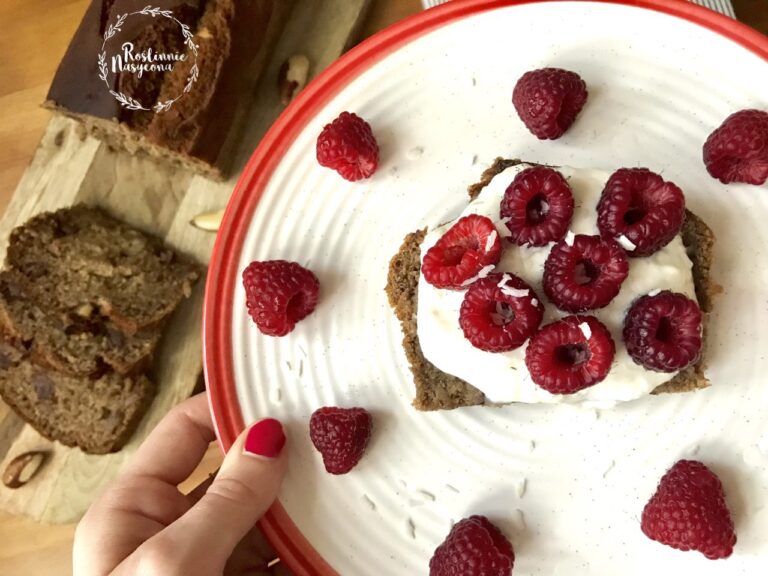 chlebek bananowy – wegański, bez cukru, bez glutenu
